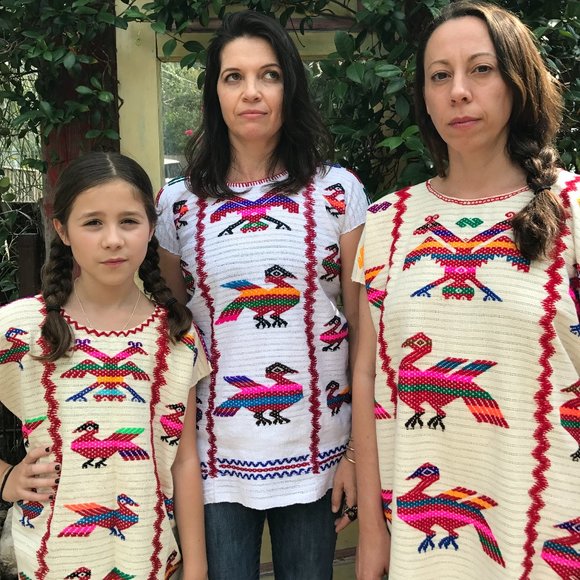 VTG Oaxaca Mexican Bird Dress